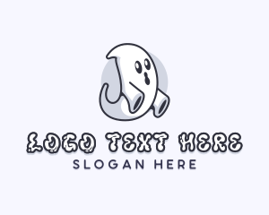 Scary - Ghost Spirit Halloween logo design