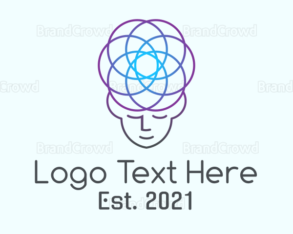 Monoline Neural Meditation Logo