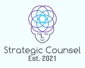 Counsel - Monoline Neural Meditation logo design