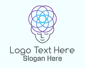 Monoline Neural Meditation Logo