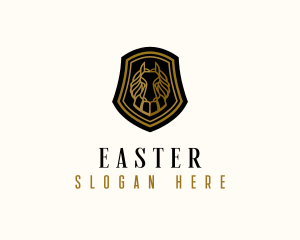 Elegant - Elegant Horse Shield logo design