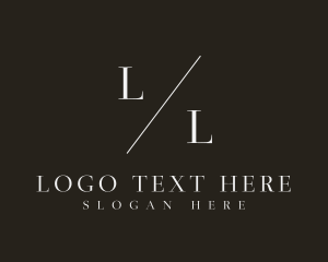 Shop - Minimalist Elegant Apparel Business logo design