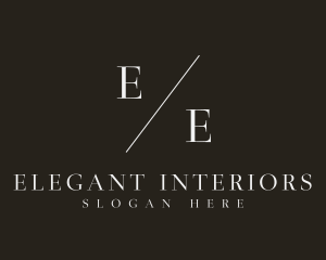 Minimalist Elegant Apparel Business logo design