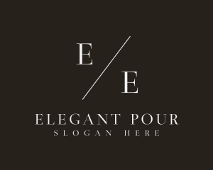 Minimalist Elegant Apparel Business logo design