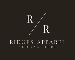 Minimalist Elegant Apparel Business logo design