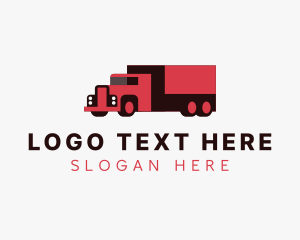 Truck - Cargo Shipping Truck logo design