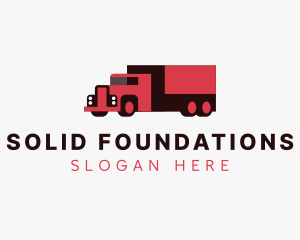 Cargo Shipping Truck Logo
