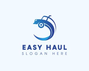 Truck Haulage Moving logo design