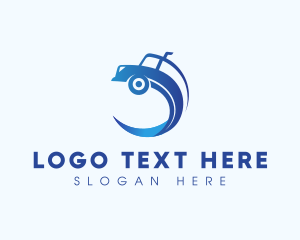 Commercial Vehicle - Truck Haulage Moving logo design
