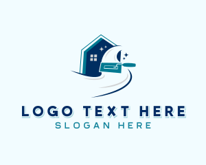 Plastering Trowel - Home Handyman Plastering logo design