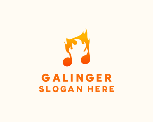 Blazing Flame Music Logo