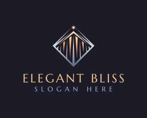 Elegant Pillar Construction Logo