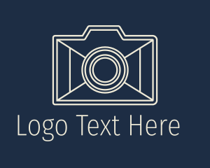 Vlogging - Minimalist Camera Gadget logo design