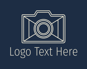 Photographer - Minimalist Camera Gadget logo design