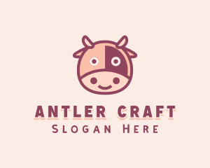 Cute Cow Dairy logo design