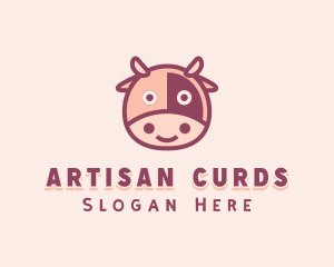 Cute Cow Dairy logo design