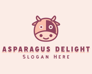 Cute Cow Dairy logo design