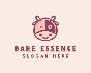 Cute Cow Dairy logo design