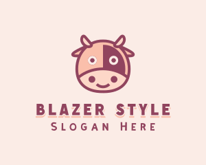 Cute Cow Dairy logo design