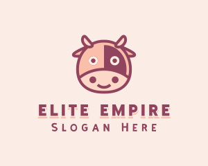 Cute Cow Dairy logo design