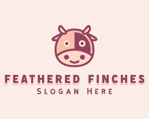 Cute Cow Dairy logo design