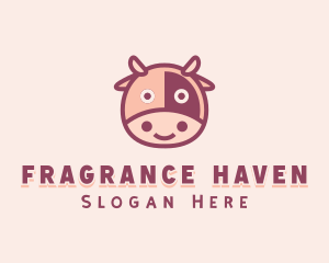 Cute Cow Dairy logo design