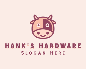 Cute Cow Dairy logo design