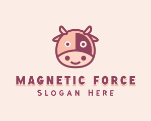 Cute Cow Dairy logo design