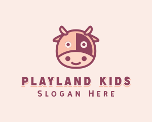 Cute Cow Dairy logo design