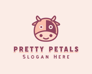 Cute Cow Dairy logo design