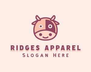 Cute Cow Dairy logo design