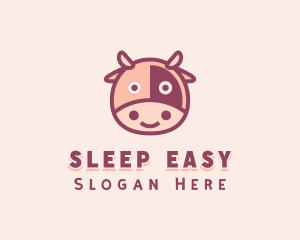 Cute Cow Dairy logo design