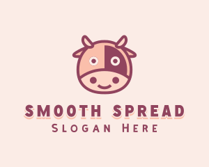 Cute Cow Dairy logo design