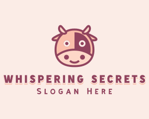 Cute Cow Dairy logo design