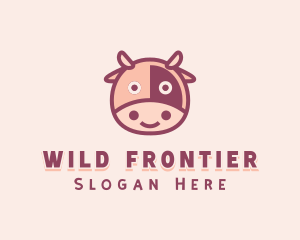 Cute Cow Dairy logo design