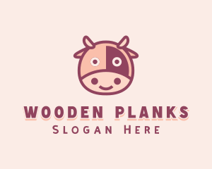 Cute Cow Dairy logo design