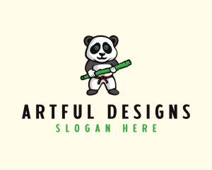 Kung Fu Panda Martial Arts logo design