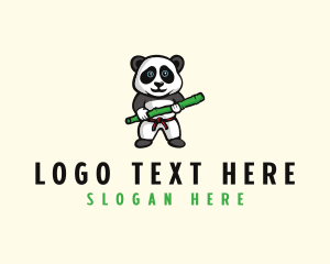 Zoo - Kung Fu Panda Martial Arts logo design