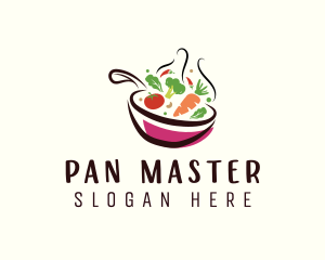 Pan - Healthy Vegetable Pan logo design