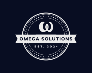 Omega - Omega Alphabet Symbol logo design