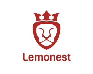 Lion - Red Lion King logo design