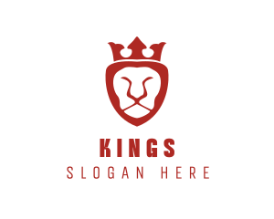 Red Lion King logo design