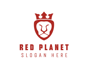 Red Lion King logo design