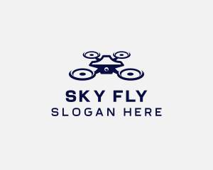 Quadcopter - Quadcopter Drone Videography logo design