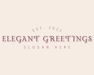 Feminine Elegant Business logo design