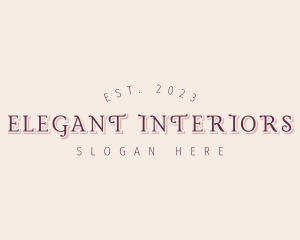 Feminine Elegant Business logo design