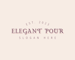 Feminine Elegant Business logo design