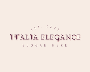 Feminine Elegant Business logo design