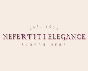 Feminine Elegant Business logo design