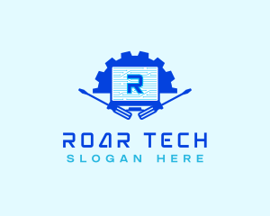 Computer Tech Repair logo design